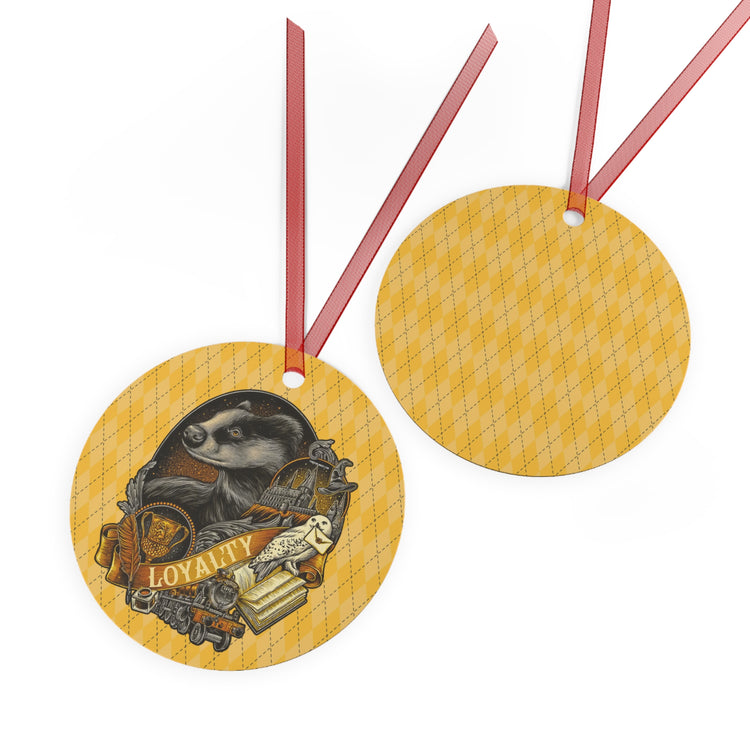 Hufflepuff Loyalty Metal Ornaments - Fandom-Made
