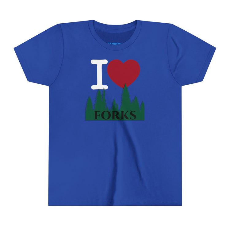 I Love Forks Youth Tee - Fandom-Made