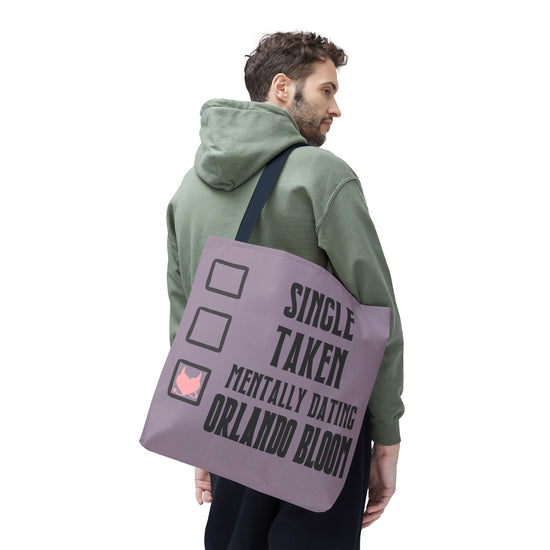 Mentally Dating Orlando Bloom Tote Bag - Fandom-Made