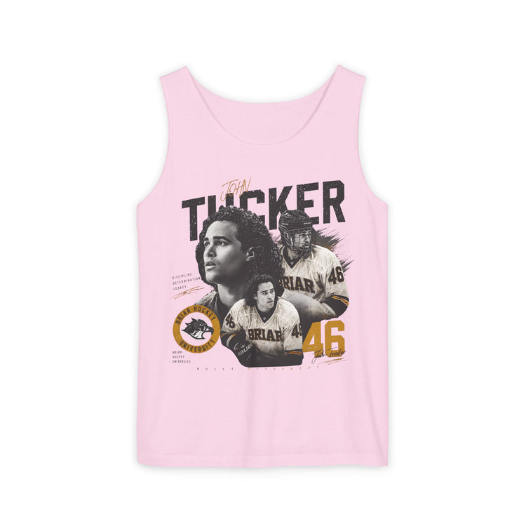 Tucker Collage Unisex Garment-Dyed Tank Top