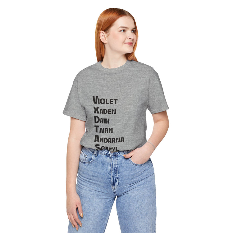 Fourth Wing Names Unisex T-Shirt - Fandom-Made