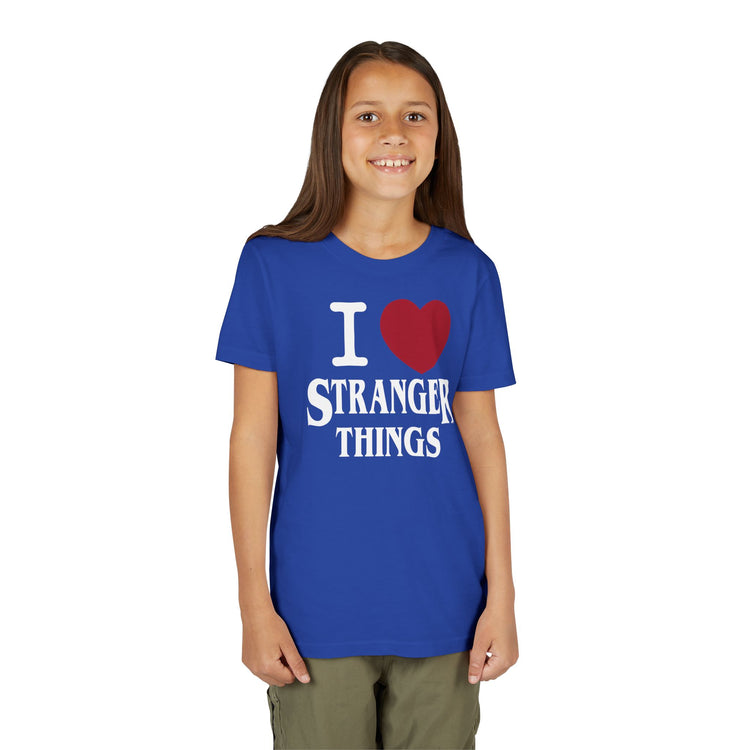 I Love Stranger Things Youth Tee - Fandom-Made