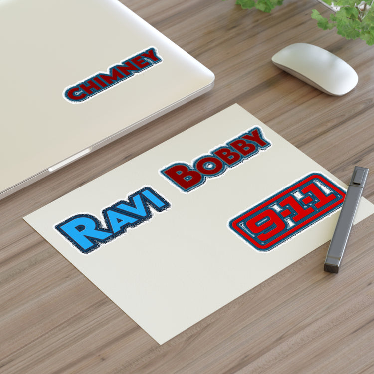 9-1-1 Names Set 2 Sticker Sheet - Fandom-Made