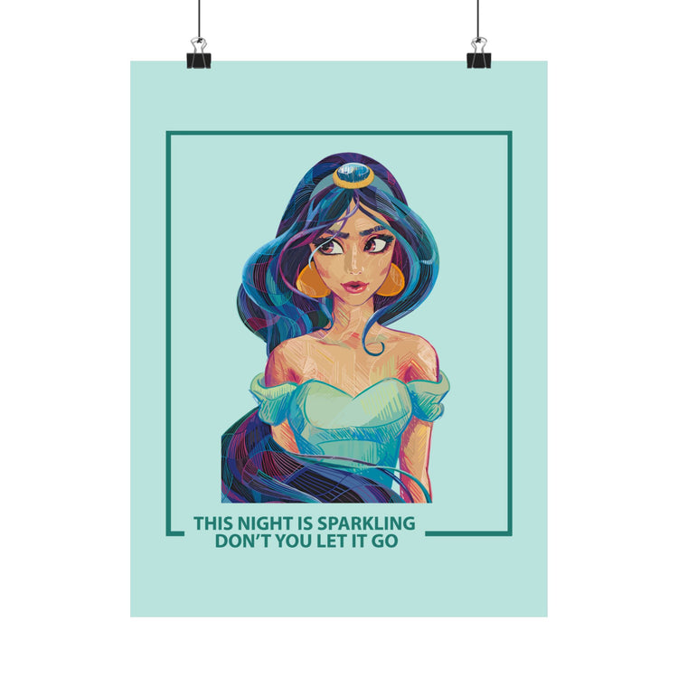 The Night Is Sparkling Poster - Fandom-Made