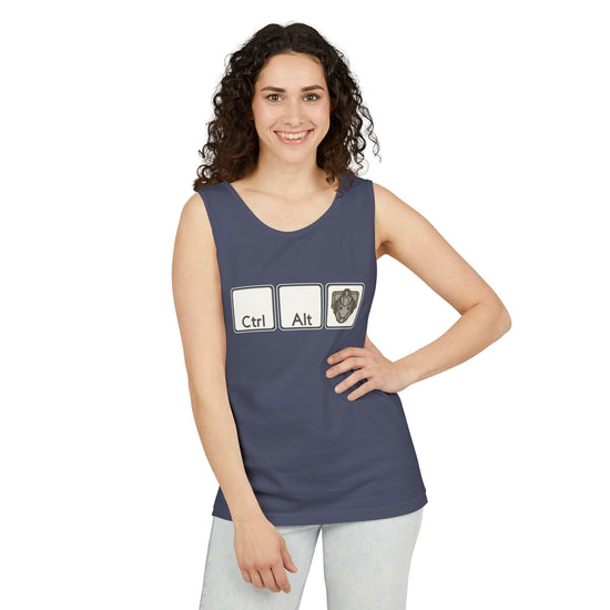 Ctrl Alt Cybermen Tank Top - Fandom-Made