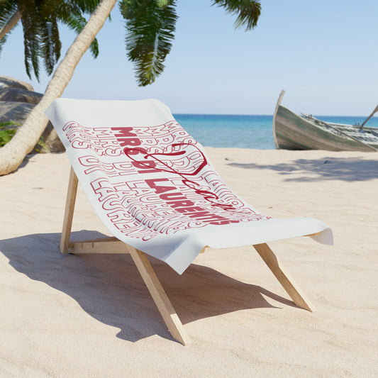 Mrs. Dean Di Laurentis Beach Towel