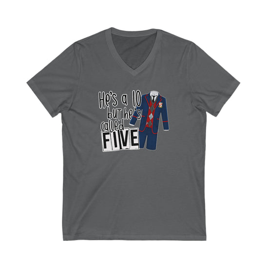 He's a 10 But... V-Neck Tee - Fandom-Made