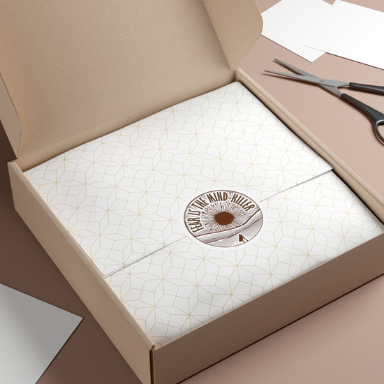 Fear Is The Mind-Killer Round Vinyl Stickers - Fandom-Made