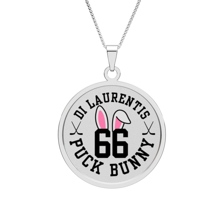 Di Laurentis Bunny Round Photo Pendant