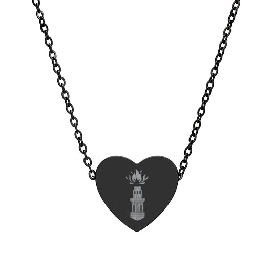 House Hightower Sigil Heart Necklace - Fandom-Made