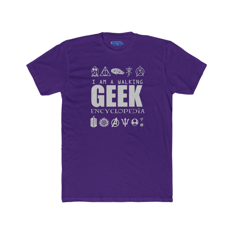 Geekdom Encyclopedia Men's Fitted T-Shirt - Fandom-Made