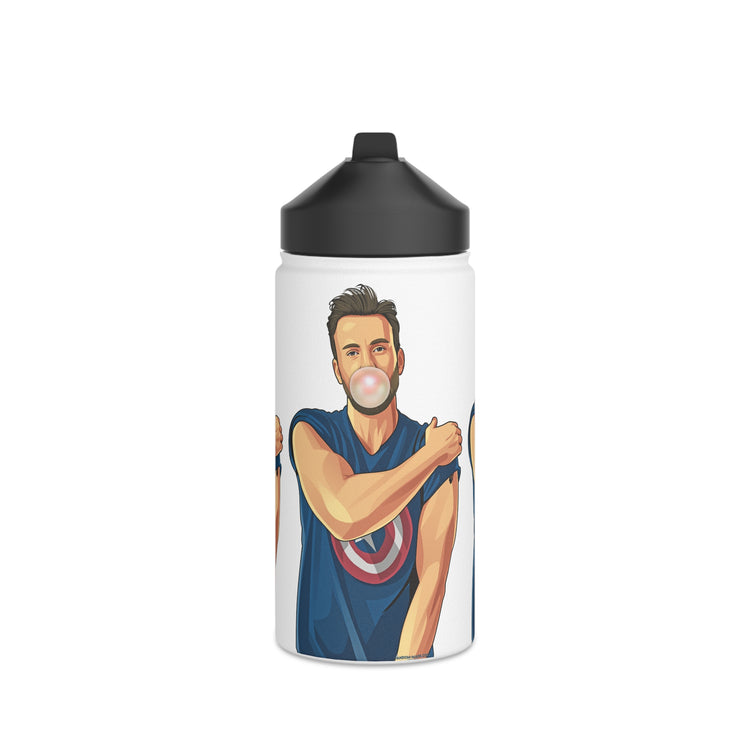 Chris Evans Water Bottle - Fandom-Made