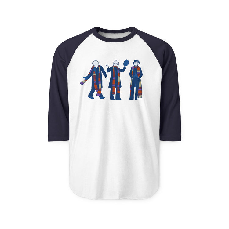Fourth Doctor 3/4 Raglan Shirt - Fandom-Made