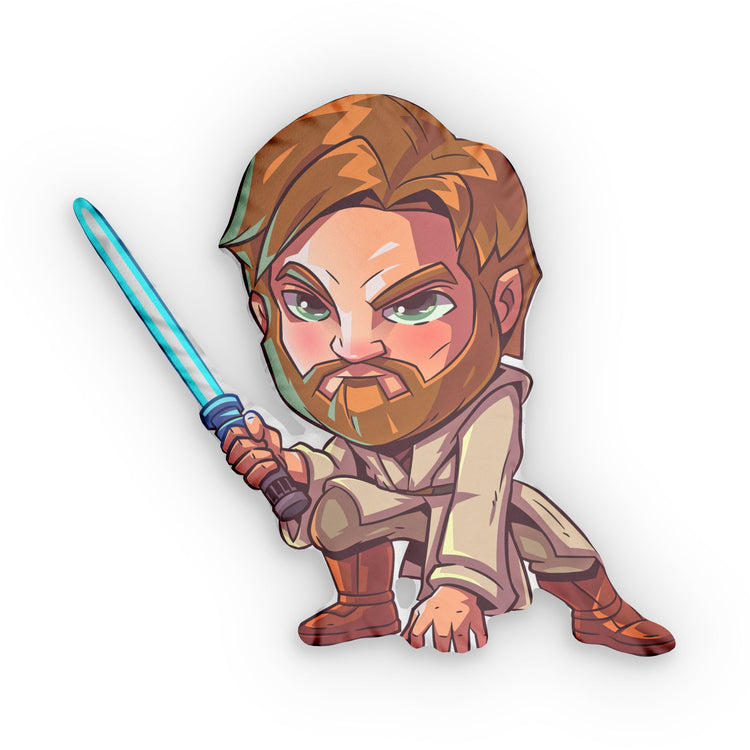 Obi-Wan Kenobi-Shaped Pillow - Fandom-Made
