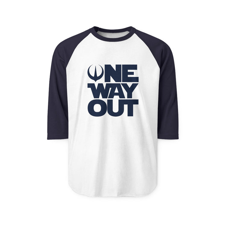 One Way Out 3/4 Raglan Shirt - Fandom-Made