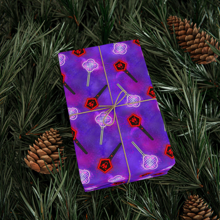 Light Sticks Wrapping Paper