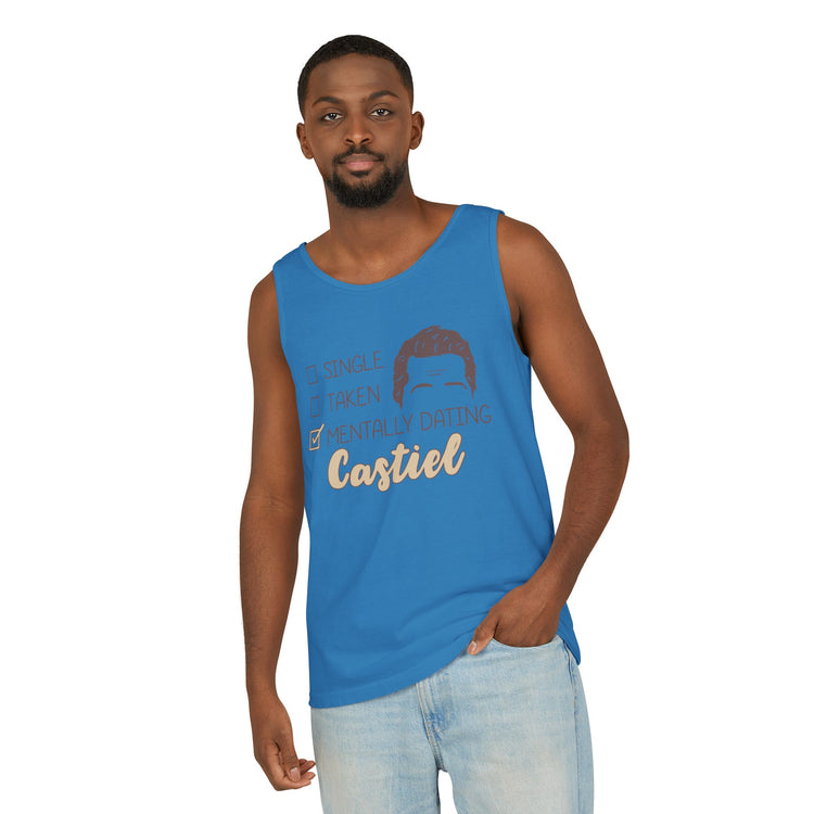 Mentally Dating Castiel Tank Top - Fandom-Made