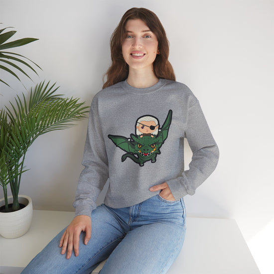 Aemond and Vhager Unisex Crew Neck Sweatshirt - Fandom-Made