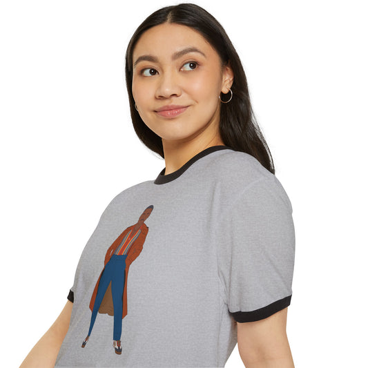 The Fifteenth Doctor Ringer T-Shirt - Fandom-Made