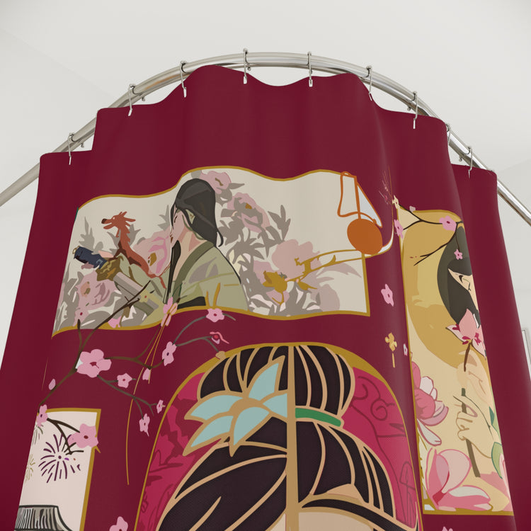 Mulan Shower Curtain - Fandom-Made