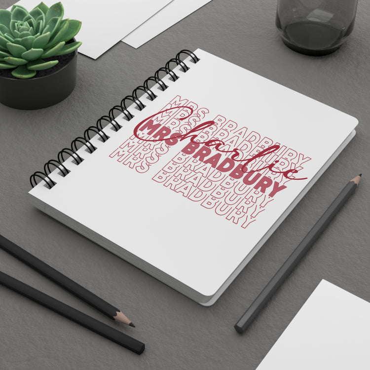 Mrs. Charlie Bradbury Spiral Bound Journal