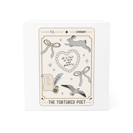 Tortured Poet Tarot Card Note Cube - Fandom-Made