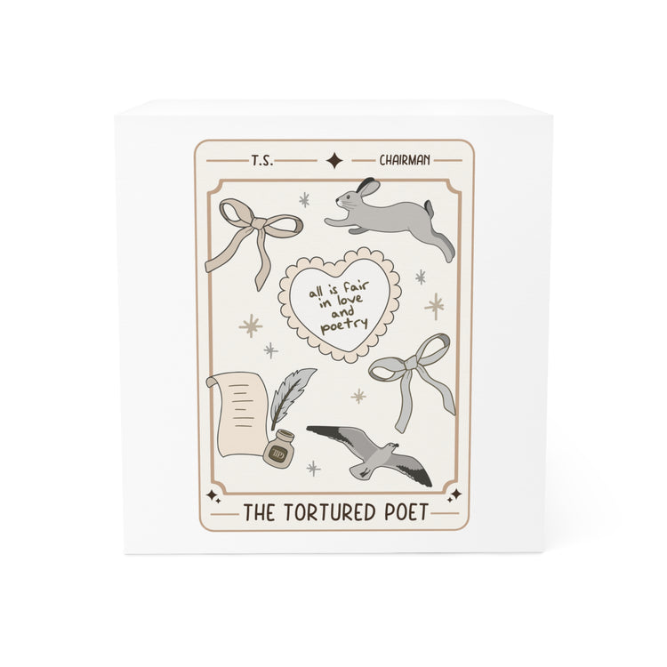 Tortured Poet Tarot Card Note Cube - Fandom-Made