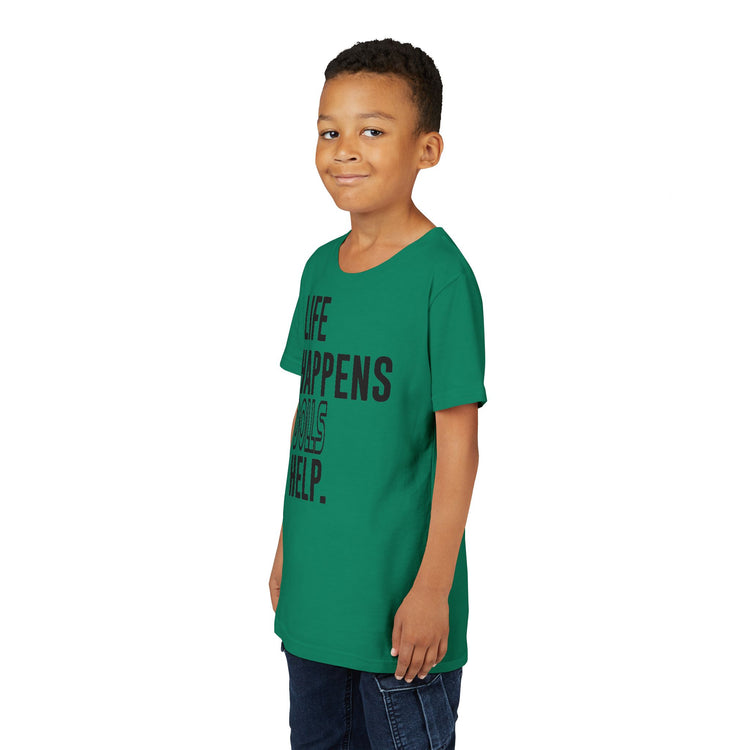 Life Happens Dolls Help Youth Tee