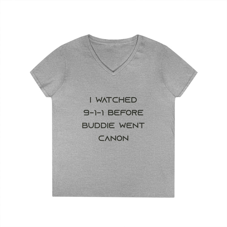 9-1-1 Canon V-Neck Tee - Fandom-Made