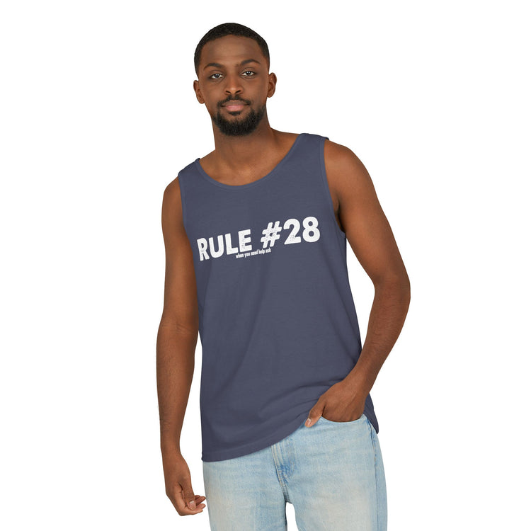Rule 28 Need Help Ask Tank Top - Fandom-Made
