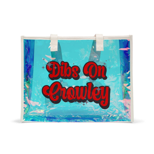 Dibs On Crowley Holographic Tote Bag - Fandom-Made