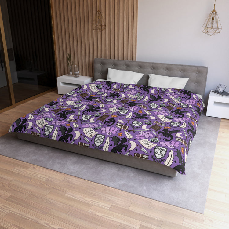 Fourth Wing Collage Duvet Cover - Fandom-Made