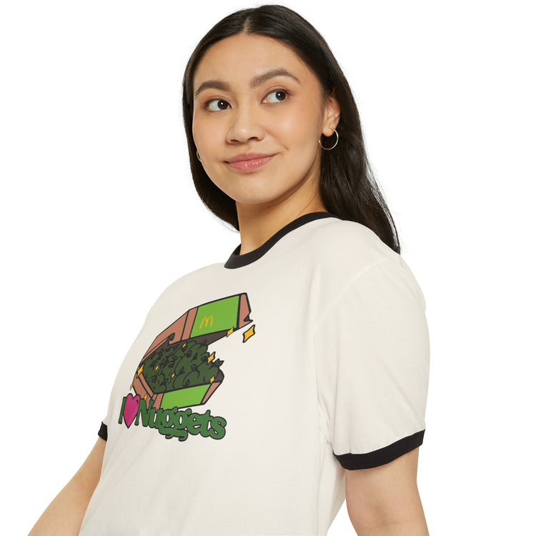 I Heart Nuggets Ringer T-Shirt - Fandom-Made