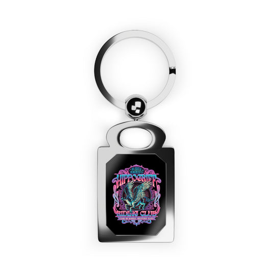 Hippogriff Riding Club Rectangle Keyring - Fandom-Made