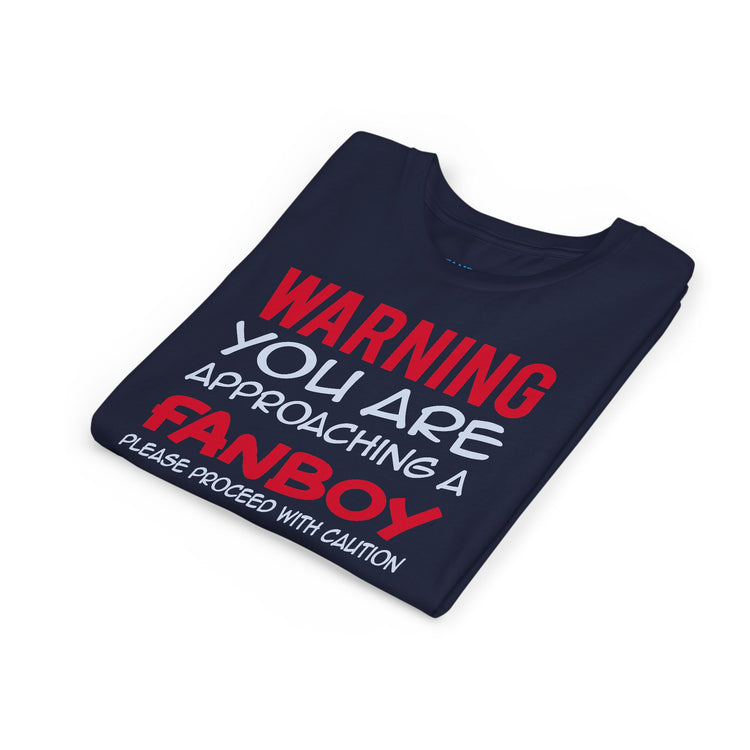 Warning Fanboy Youth Tee - Fandom-Made