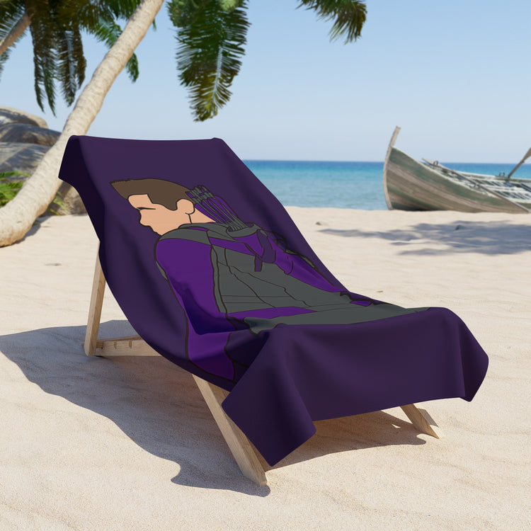 Hawkeye Beach Towel - Fandom-Made