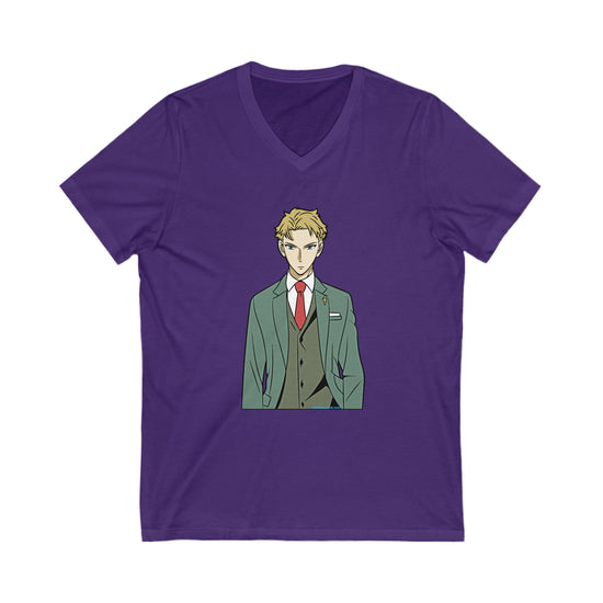 Loid Forger V-Neck Tee - Fandom-Made