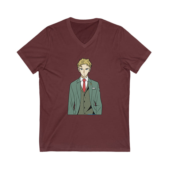 Loid Forger V-Neck Tee - Fandom-Made