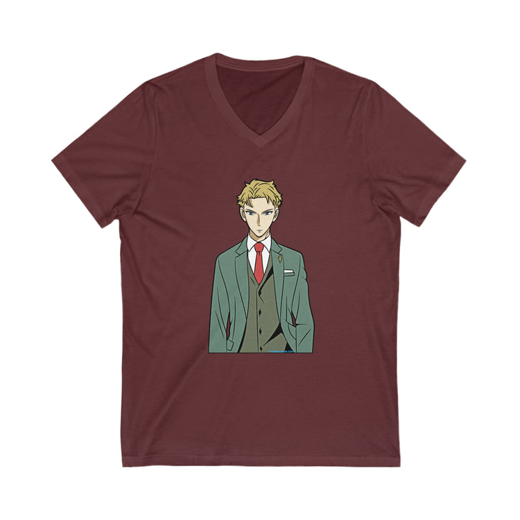 Loid Forger V-Neck Tee - Fandom-Made