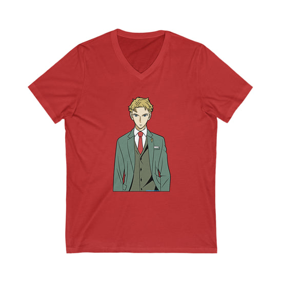 Loid Forger V-Neck Tee - Fandom-Made
