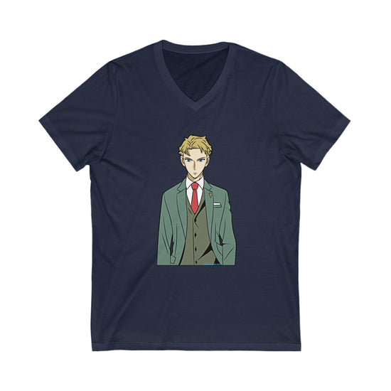 Loid Forger V-Neck Tee - Fandom-Made