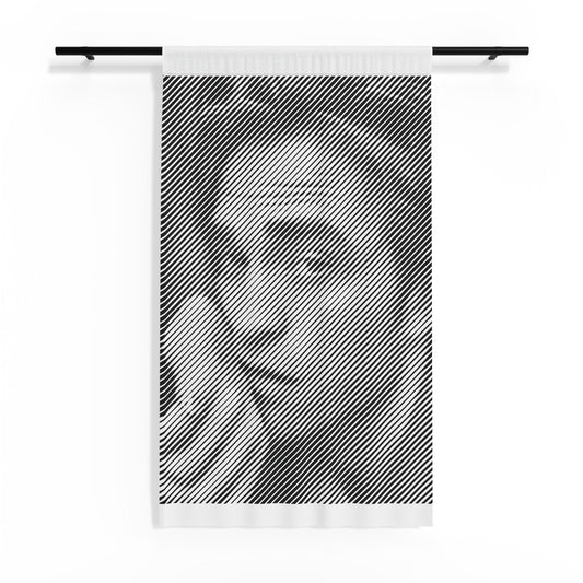 Rob Pattinson Sheer Window Curtain - Fandom-Made