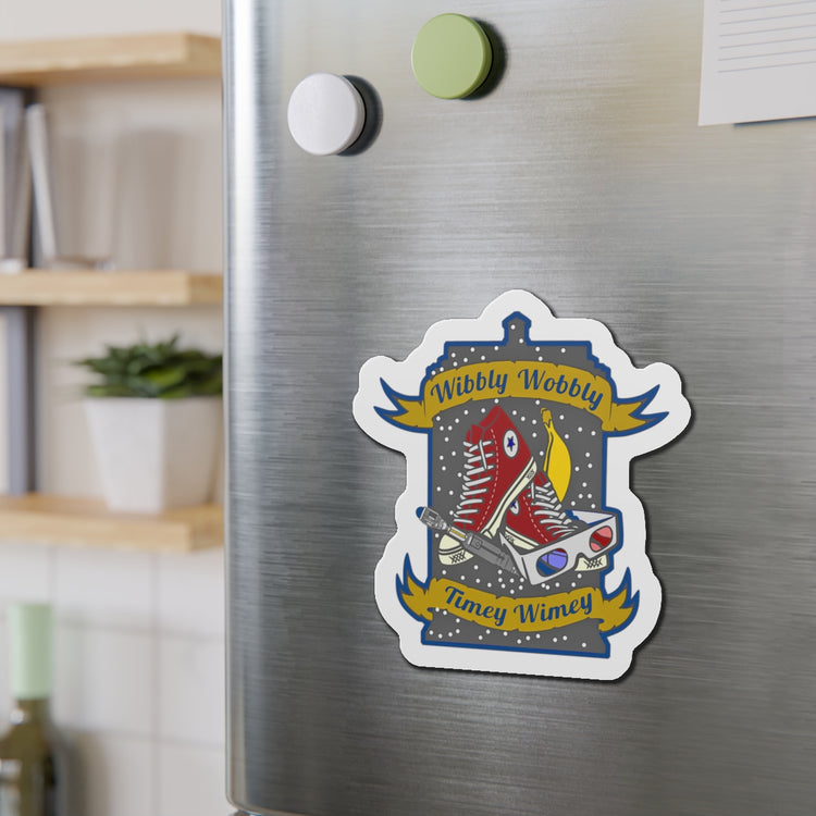 Wibbly Wobbly Die-Cut Magnet - Fandom-Made
