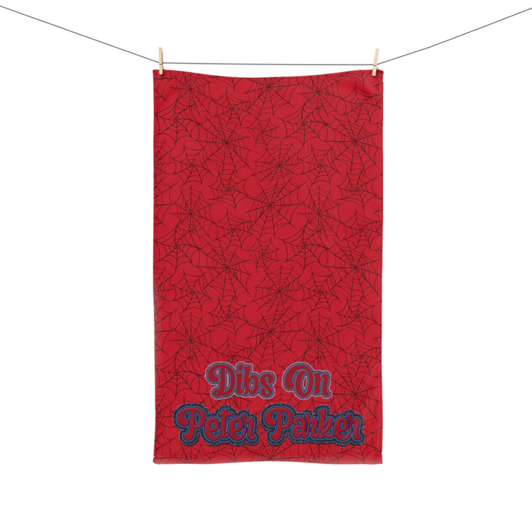 Dibs On Peter Parker Hand Towel - Fandom-Made