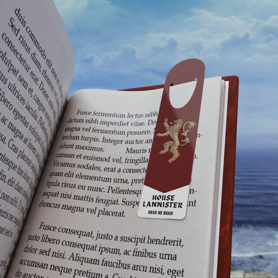 House Lannister Bookmark - Fandom-Made