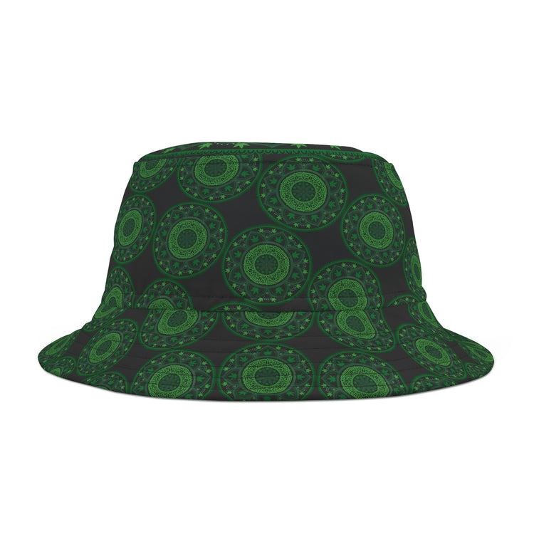Weed Mandala All-Over Print Bucket Hat - Fandom-Made