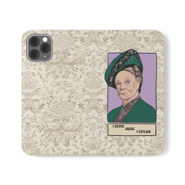 I Never Argue Flip Case - Fandom-Made