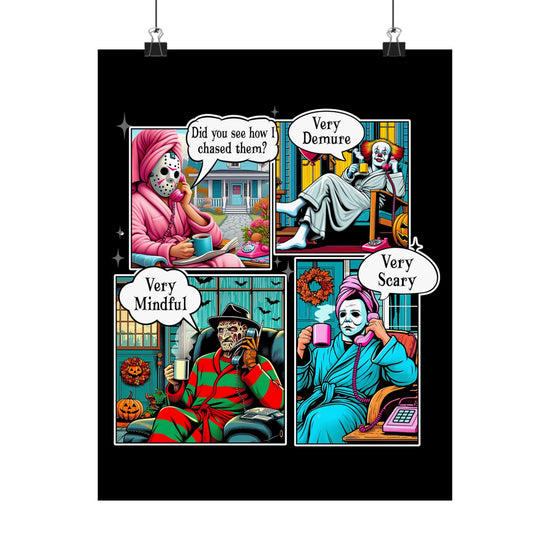 Very Demure Very Mindful Very Scary Poster - Fandom-Made