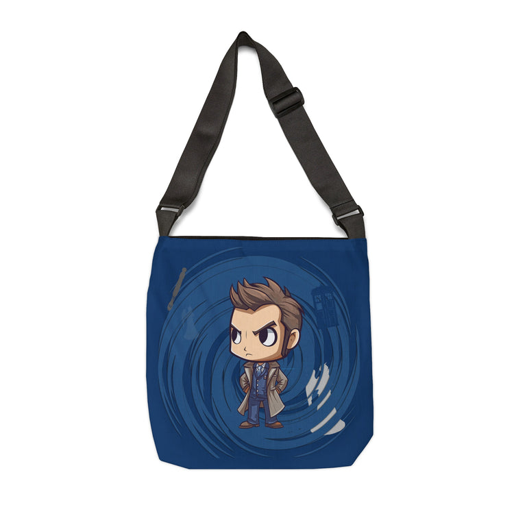 Timey Wimey Tenth Doctor Adjustable Tote Bag - Fandom-Made