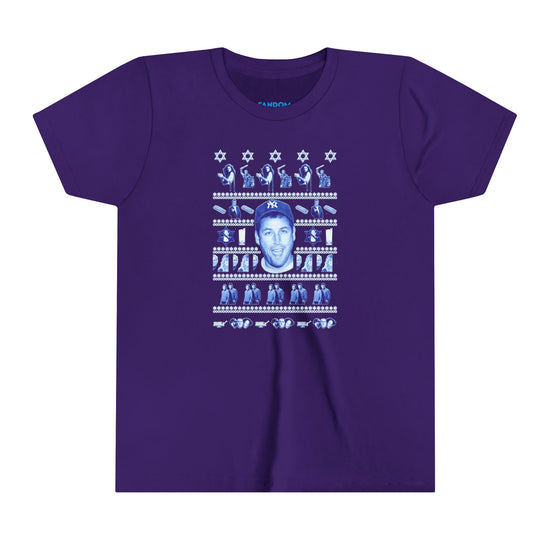 Adam Sandler Ugly Hanukkah Youth Tee - Fandom-Made